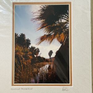 New Framed Photograph Print ‘Cochella Preserve’ Shadowed Color 8x10 DLS Signed